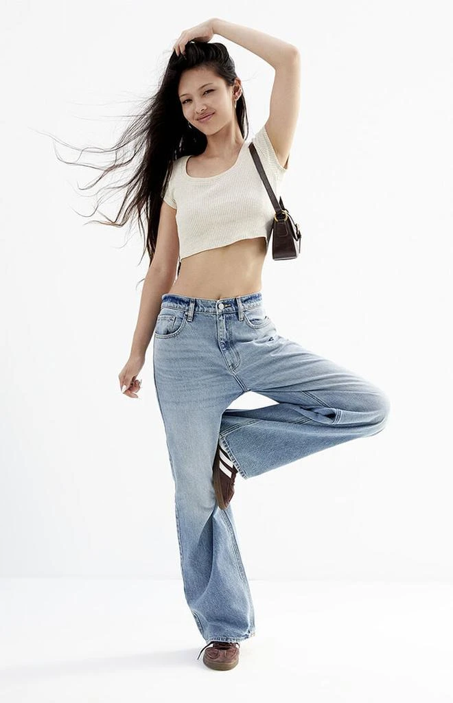 PacSun Cali Medium Indigo Baggy Boyfriend Jeans 1