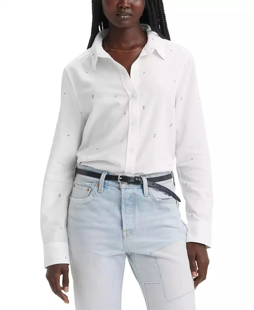 Levi's The Classic Cotton Box-Pleat-Back Long-Sleeve Shirt 1