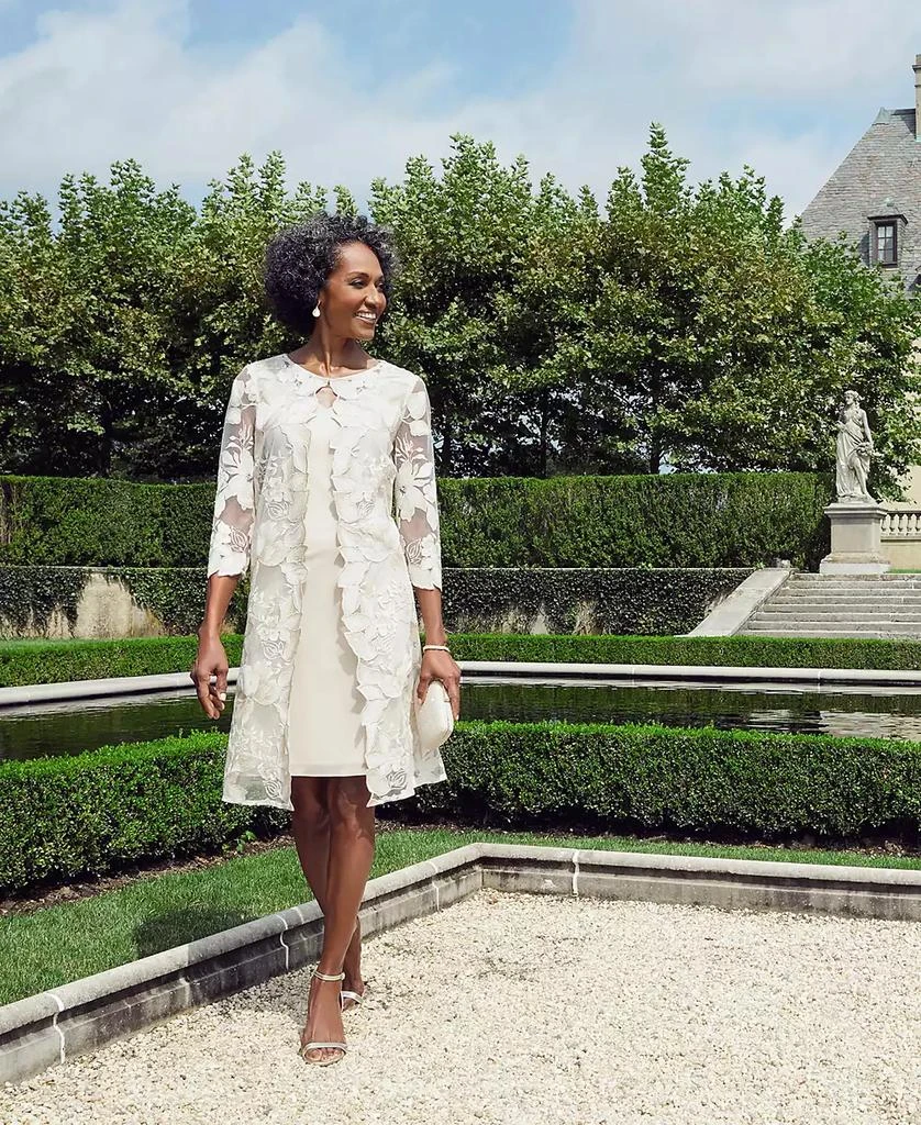 Alex Evenings Embroidered Jacket Dress 2