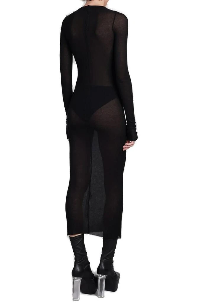 Rick Owens Rick Owens Long-Sleeved Ribbed Dress 2