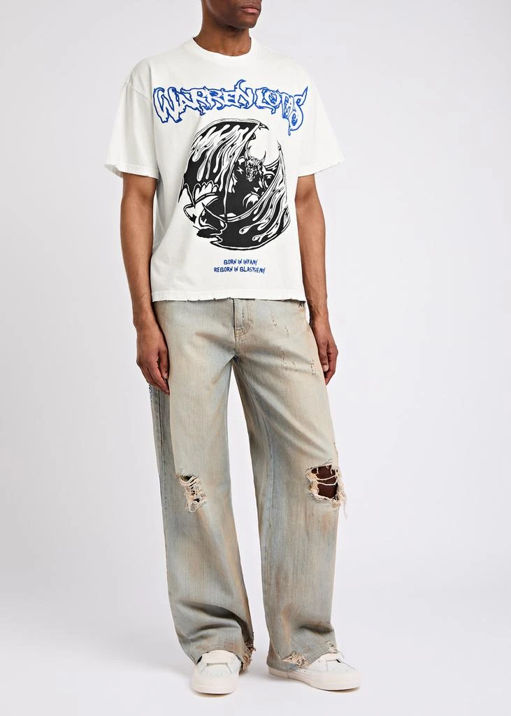 Warren Lotas Gargoyle printed cotton T-shirt 4