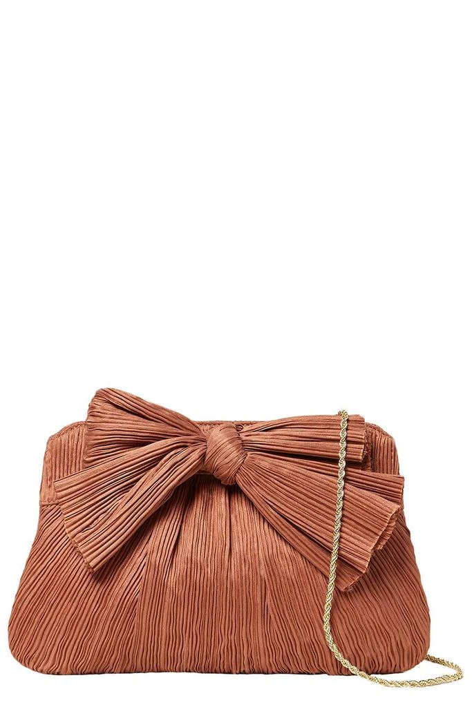 Loeffler Randall Rayne Pleated Frame Clutch - Terracotta 1