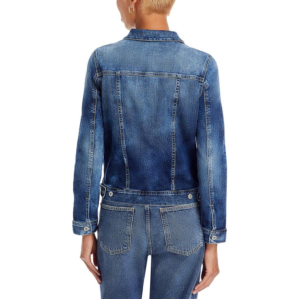 Agave Denim Womens Pocket Casual Denim Jacket