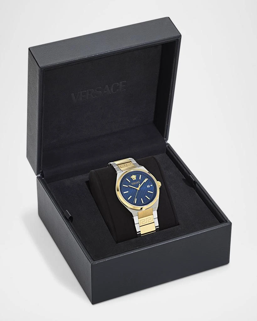 Versace V-Auria 39MM Two Tone Bracelet Watch 5