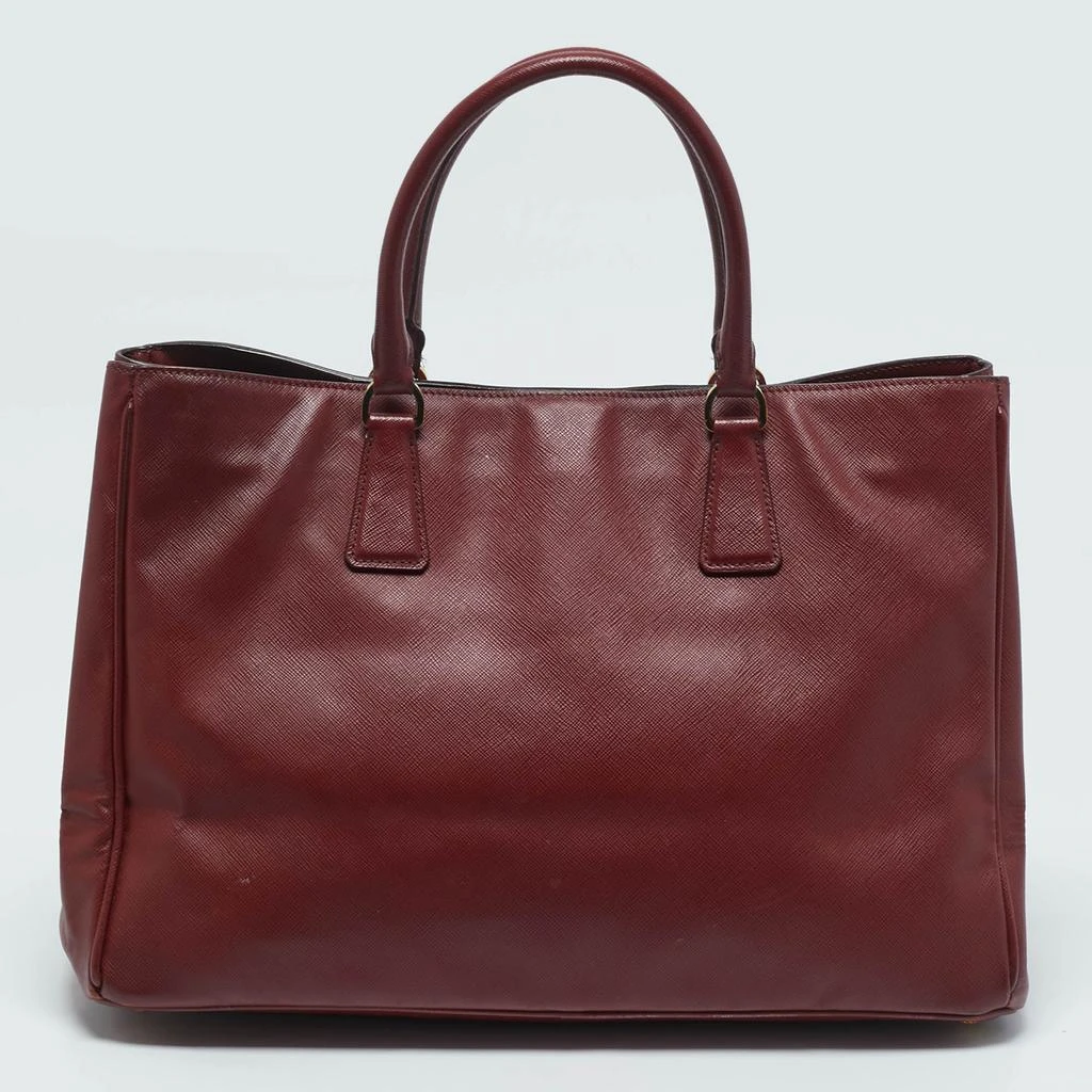 Prada Prada Red Saffiano Leather Large Gardener's Tote 4