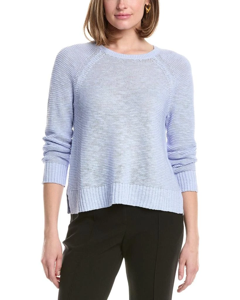 Eileen Fisher EILEEN FISHER Raglan Sleeve Linen-Blend Sweater