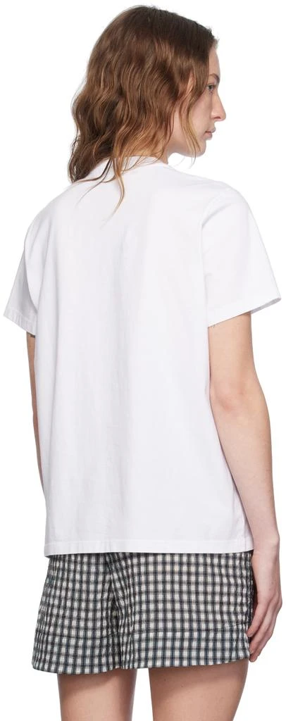 Ganni White Love Cats T-Shirt 3