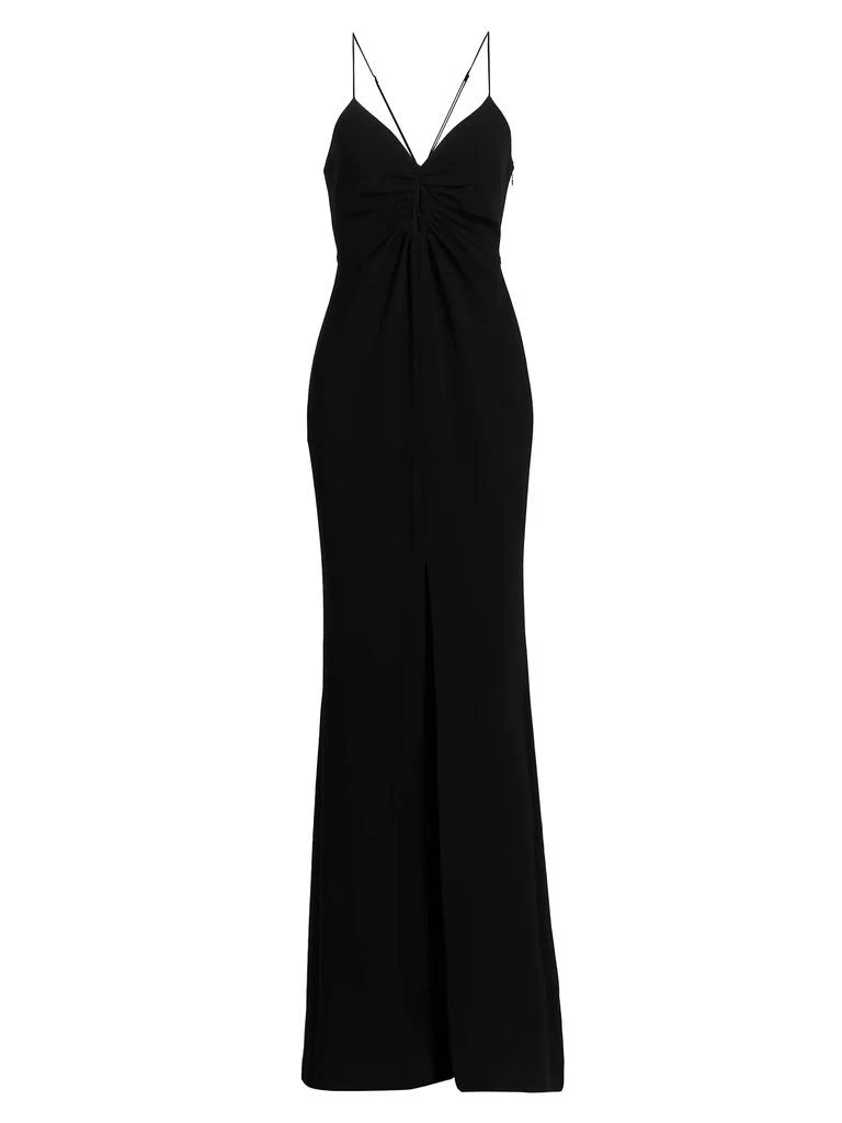 Cinq à Sept Mollie Crepe Keyhole Gown 1