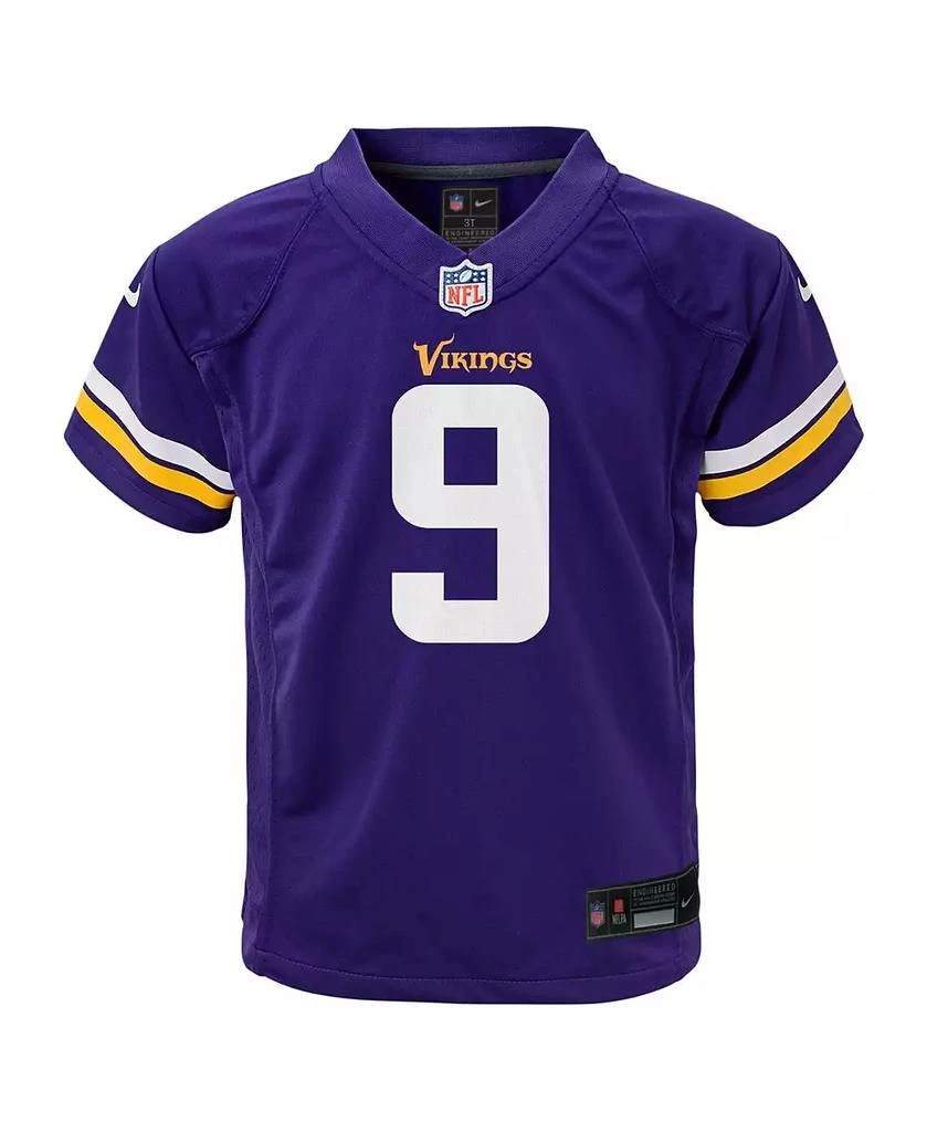 NIKE Baby Boys and Girls J.J. McCarthy Purple Minnesota Vikings Team Player Game Jersey 2
