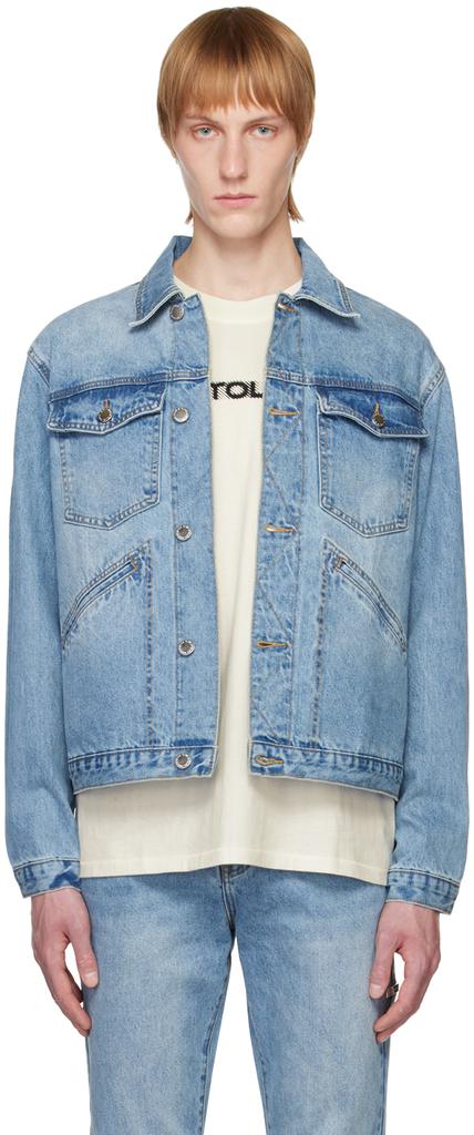Stolen Girlfriends Club Blue Ranch Rider Denim Jacket