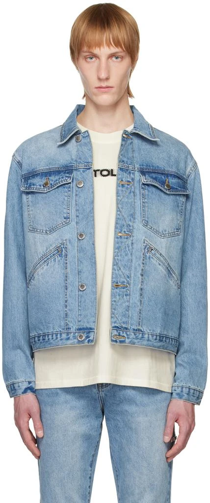 Stolen Girlfriends Club Blue Ranch Rider Denim Jacket 1