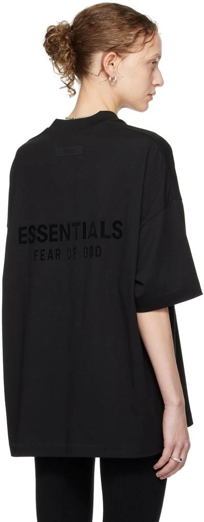 Essentials Black V-Neck T-Shirt 3