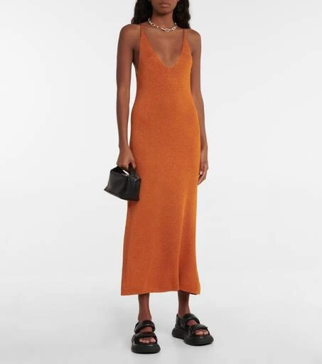DODO BAR OR Metallic knit maxi dress 2