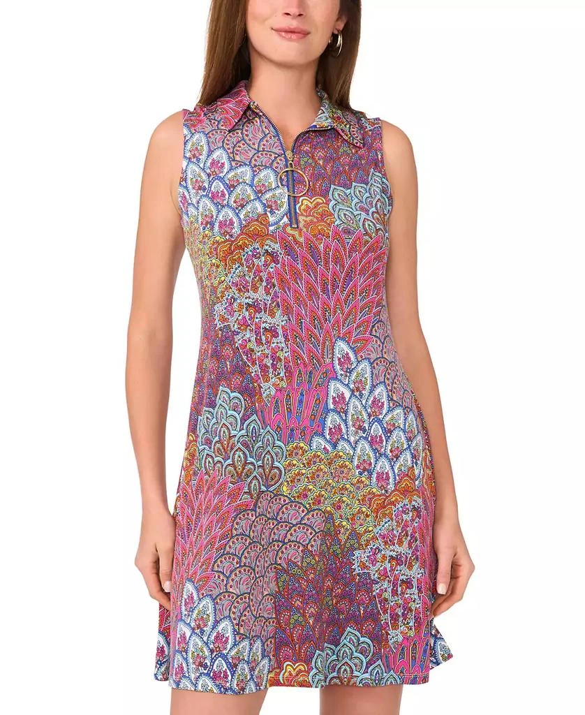 MSK Petite Paisley-Print Shift Dress Dresses Skirts Free