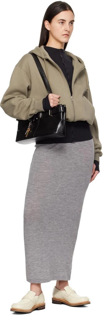 OSOI Black Shoulder Brocle Bag 4