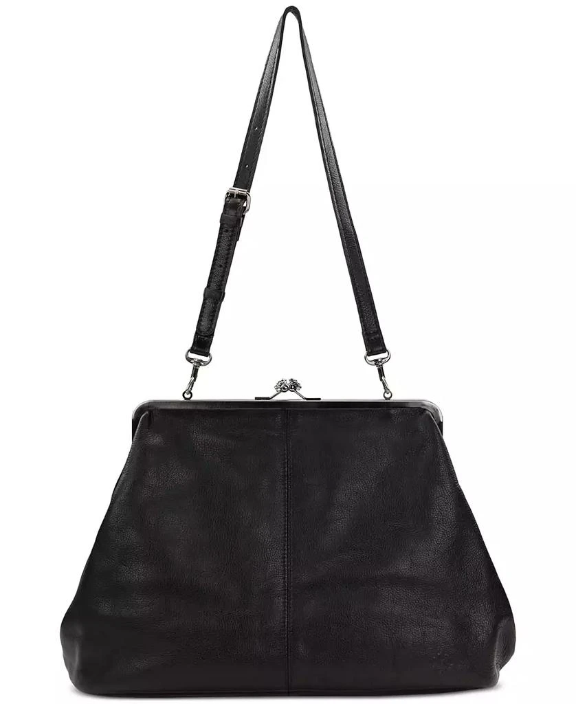 Patricia Nash Serafina Large Leather Kisslock Bag 3