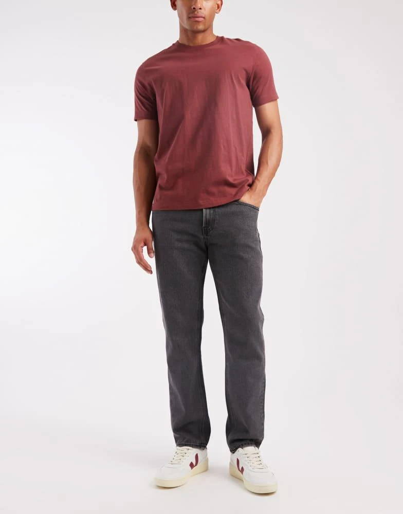 JJ Rebel JJ Rebel Noah straight jeans in washed back