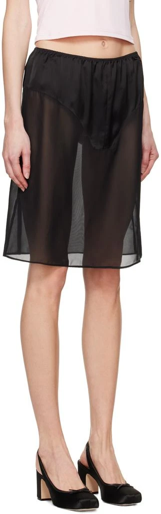 Sandy Liang Black Cassi Midi Skirt 2