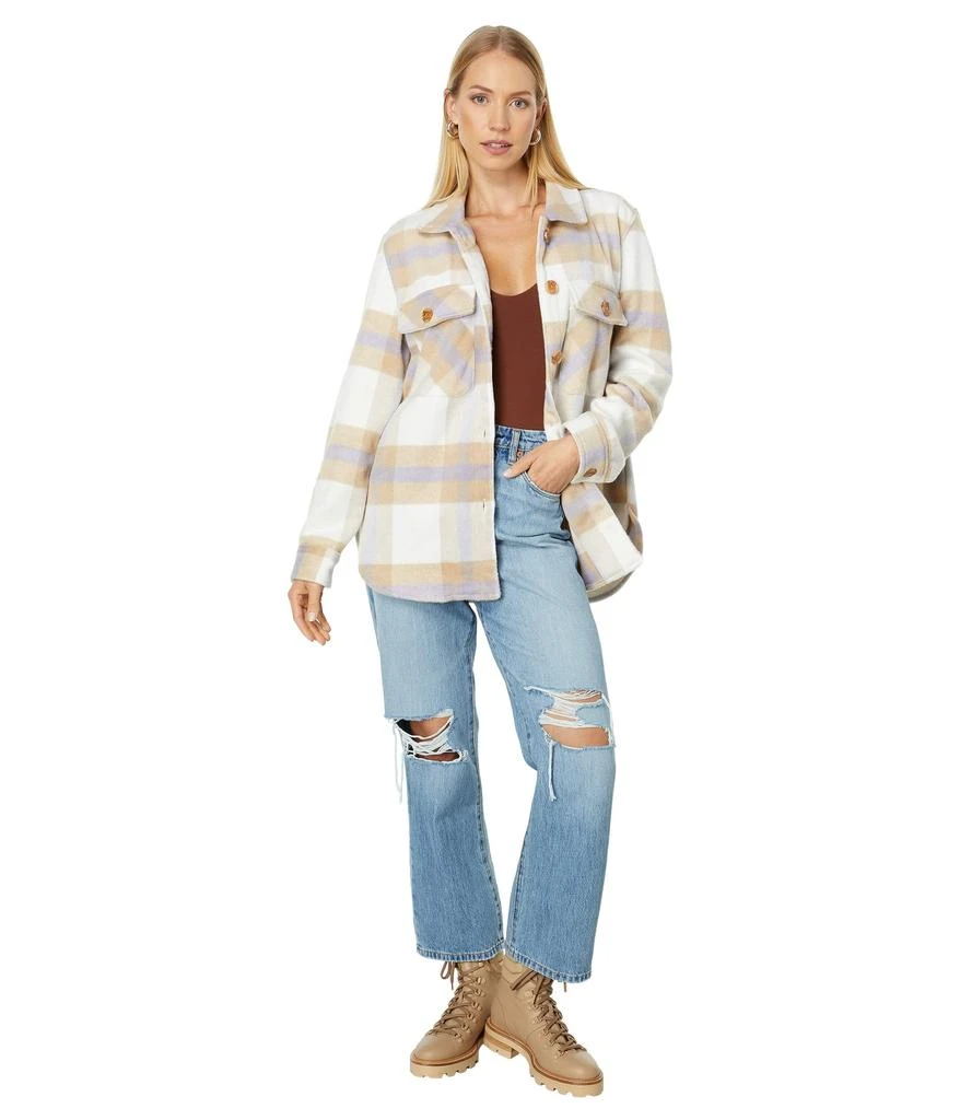 Blank NYC Plaid Shirt Jacket in Trail Blazer 4