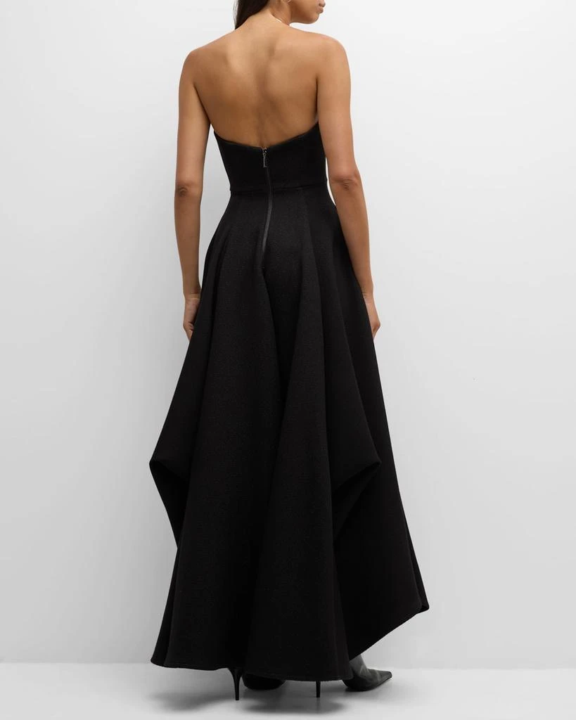 Emporio Armani Strapless Pleated High-Low Gown - Dresses & Skirts - Compare  Prices from 5+ Stores - Free Shipping - BeyondStyle