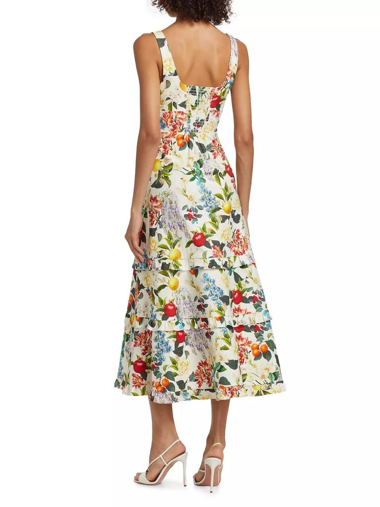 Sachin & Babi Caterina Printed Tiered Midi-Dress 5
