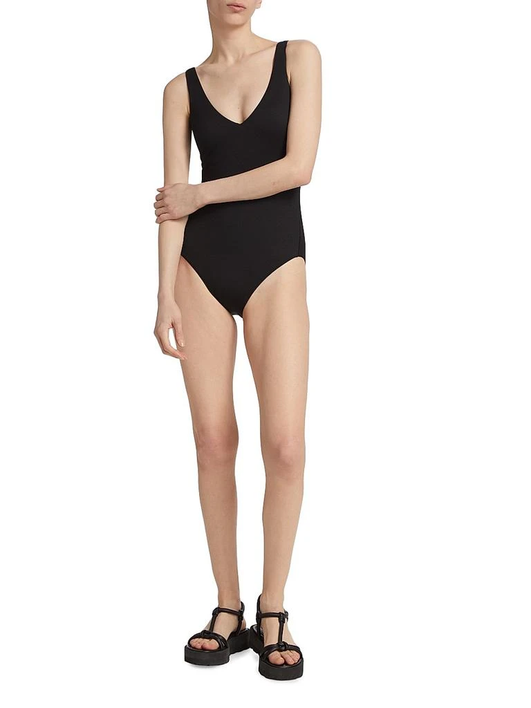 SPANX Piqué Shaping One-Piece Swimsuit 2