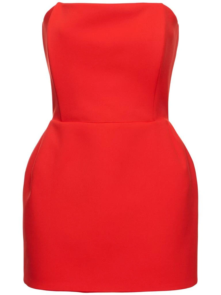 Magda Butrym Taffeta Strapless Mini Dress 1