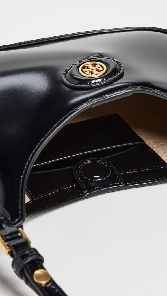 Tory Burch Robinson Spazzolato Convertible Crescent Bag 5