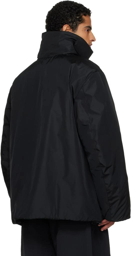 ALAINPAUL Black Oversized Padded Minimalist Anorak 3