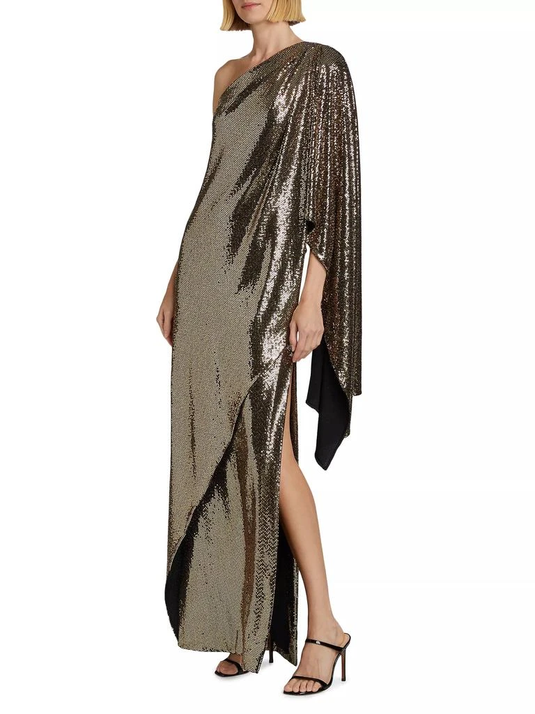 PRABAL GURUNG Sari One-Shoulder Maxi Dress 4