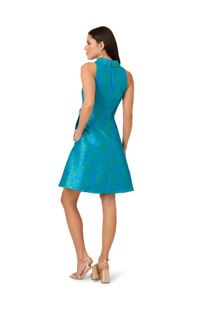 Adrianna Papell Tie front printed short dress 2