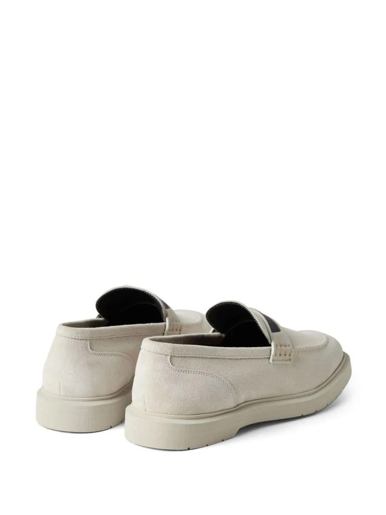 Brunello Cucinelli Brunello Cucinelli Suede Penny Loafer 4
