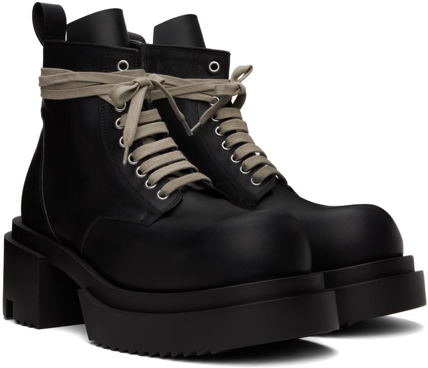 Shop Black Low Army Bogun Boots on Sale at BeyondStyle – Get 54