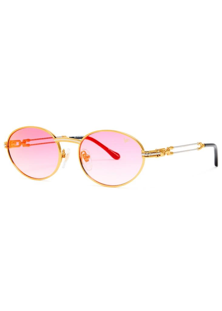 Vintage Frames Company Pac Double Rope Edition oval sunglasses 1