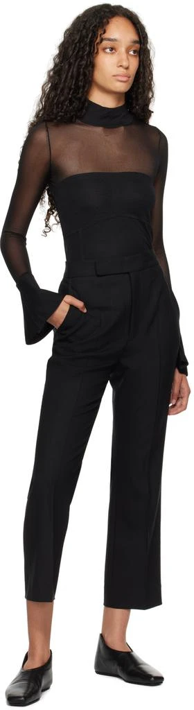 SKIMS Black Seamless Sculpt Strapless Shortie Bodysuit 5