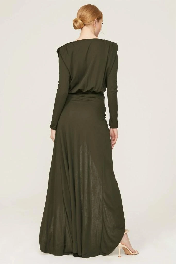Something Navy Something Navy - V-neck Wrap Gown 3