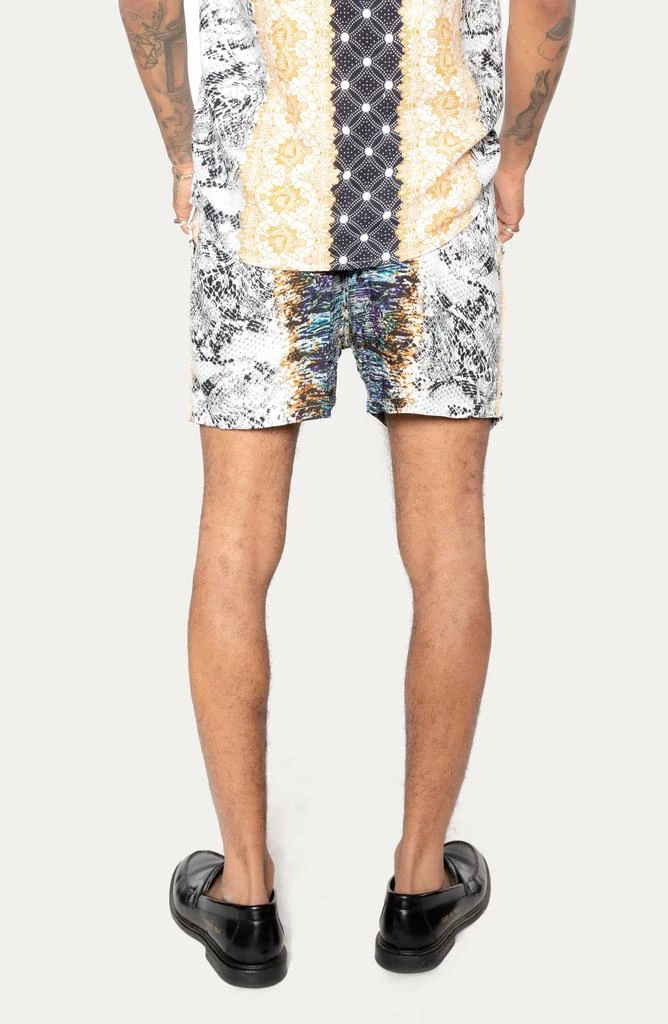 Raga Paint Print Pull-On Shorts 2