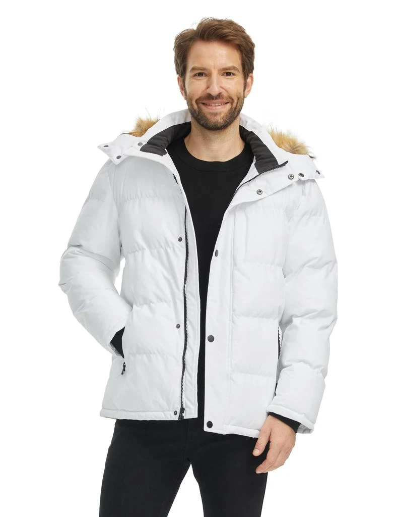 wantdo wantdo Men's Hooded Winter Coat Waterproof Puffer Jacket Warmth Winter Jacket 2