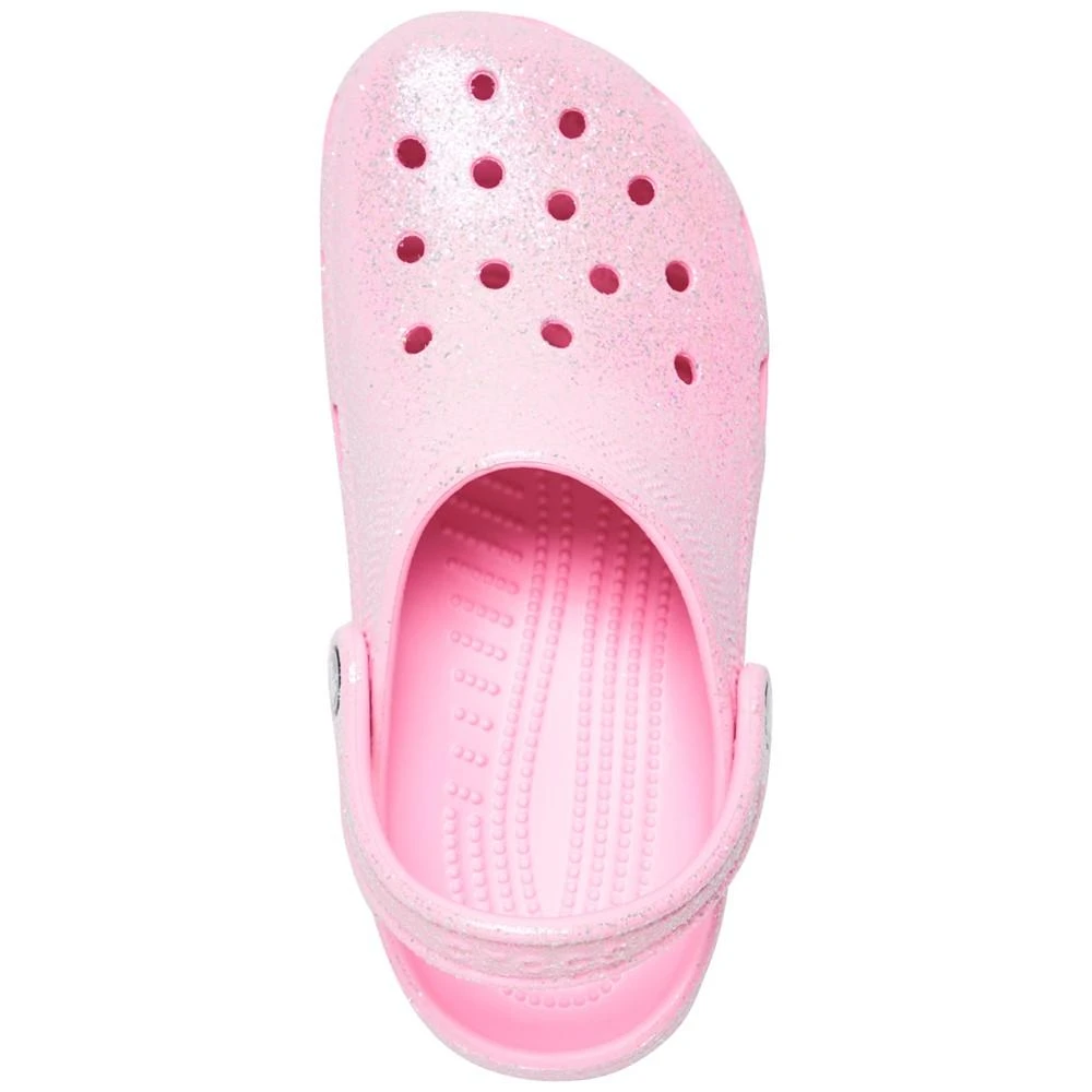 Crocs Big Girls Classic Glitter Clogs from Finish Line 5