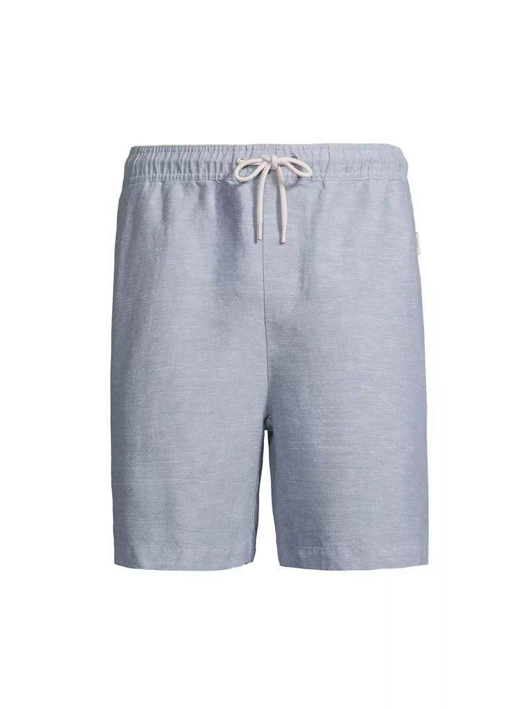 Onia Air Linen-Blend Drawstring Shorts