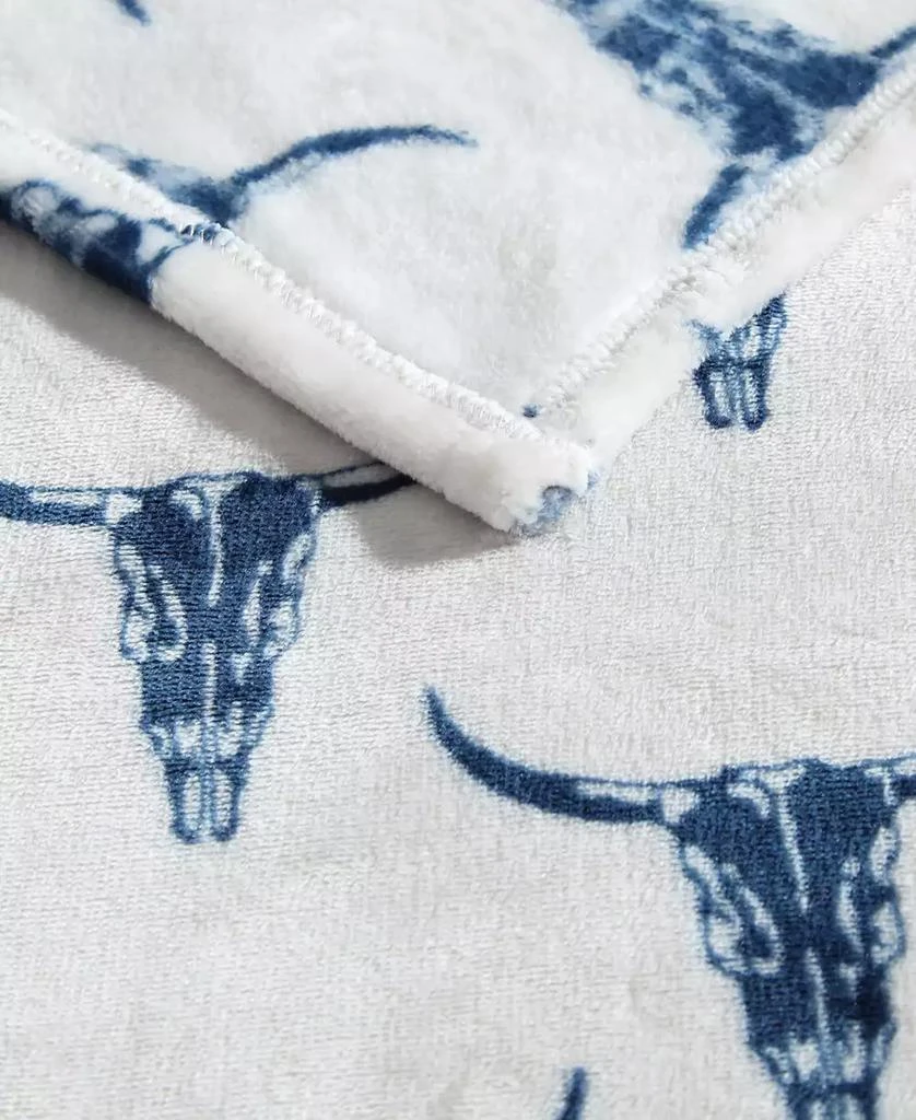 Wrangler Steer Head Ultra Soft Plush Fleece Blanket 2