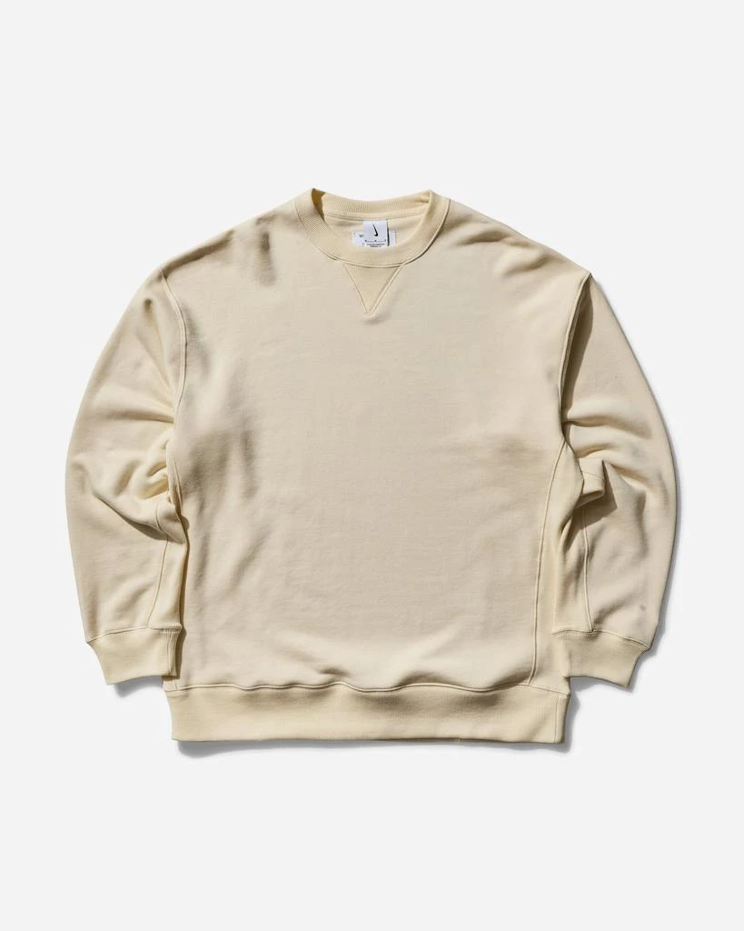 NIKE Men's Wool Classics Crewneck Sweatshirt Pure 1