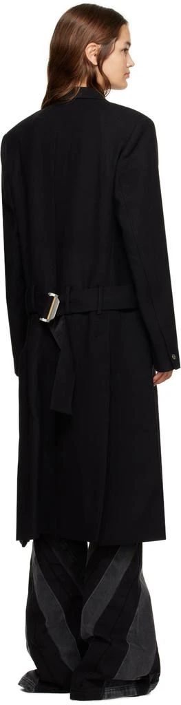 Dion Lee Black Arrow Lapel Coat 3