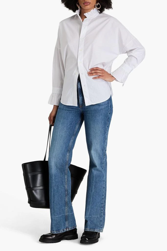 Alex Mill Ruffled cotton-poplin shirt 2
