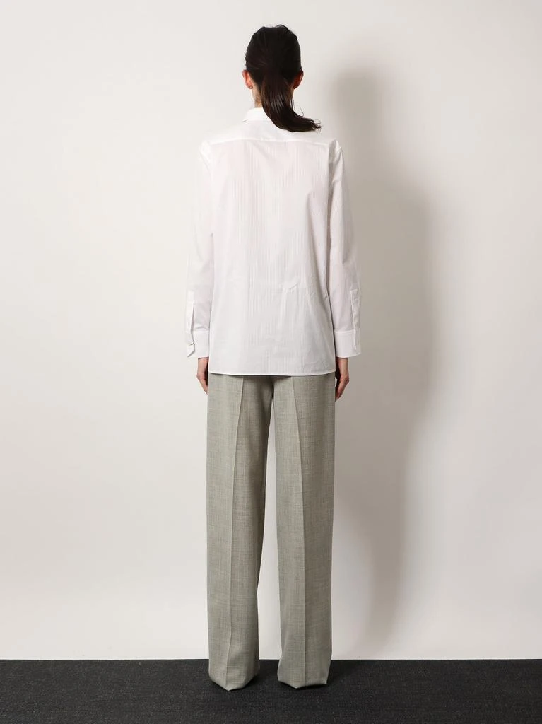 Yves Saint Laurent Certified cotton shirt with Cassandre embroidery 4