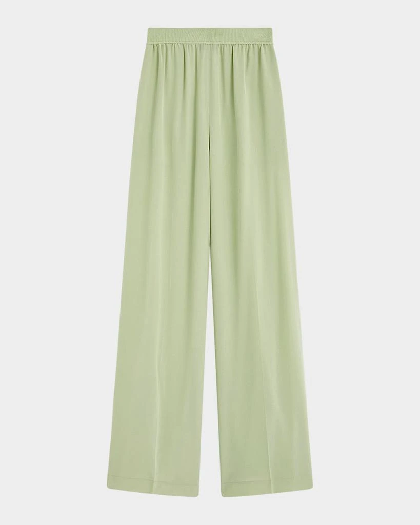 Joseph Hulin Wide-Leg Silk Crepe De Soie Trousers 1