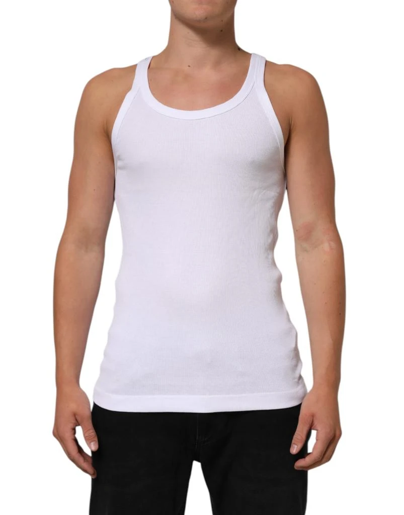 Dolce 
Gabbana Sleeveless Round Neck Tank Top Men
s T-shirt (Pre-Owned)
