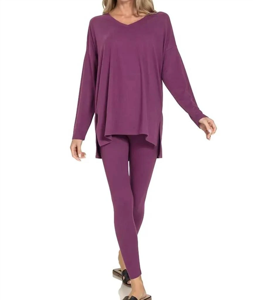 ZENANA Zenana - Just Relax Loungewear Set