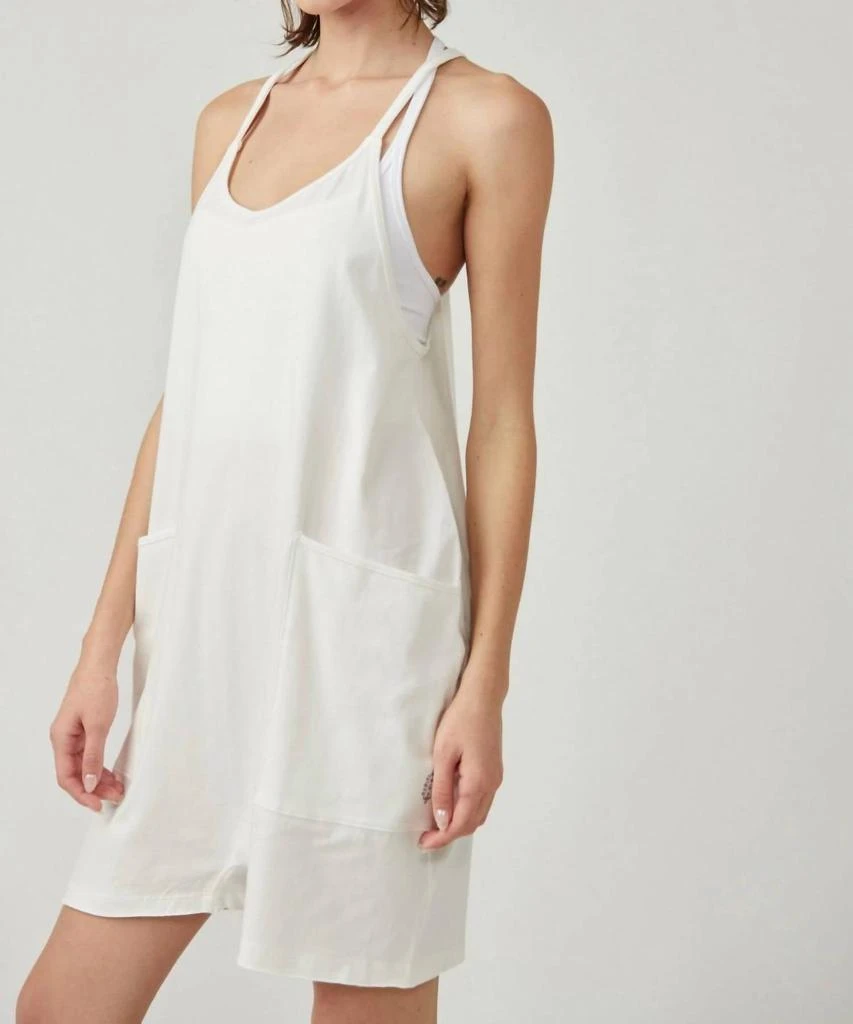 Free People Hot Shot Romper In White 3