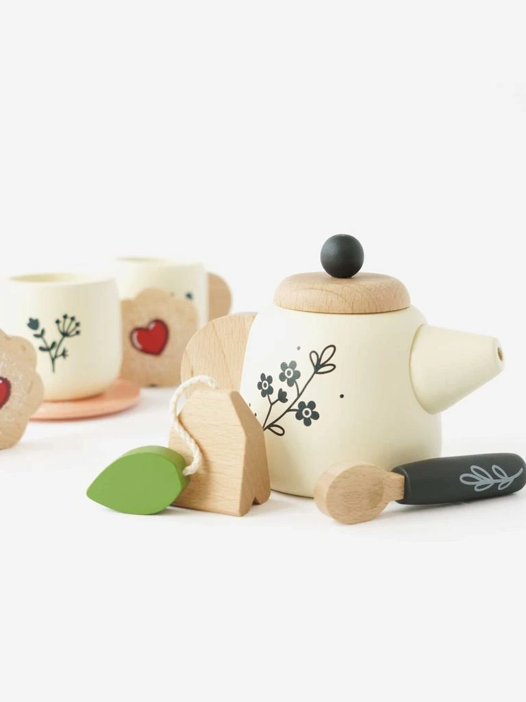 Le Toy Van Wooden Tea Set & Tray-12 Piece (W:225 x D:18.5 x H:6.5cm) 4